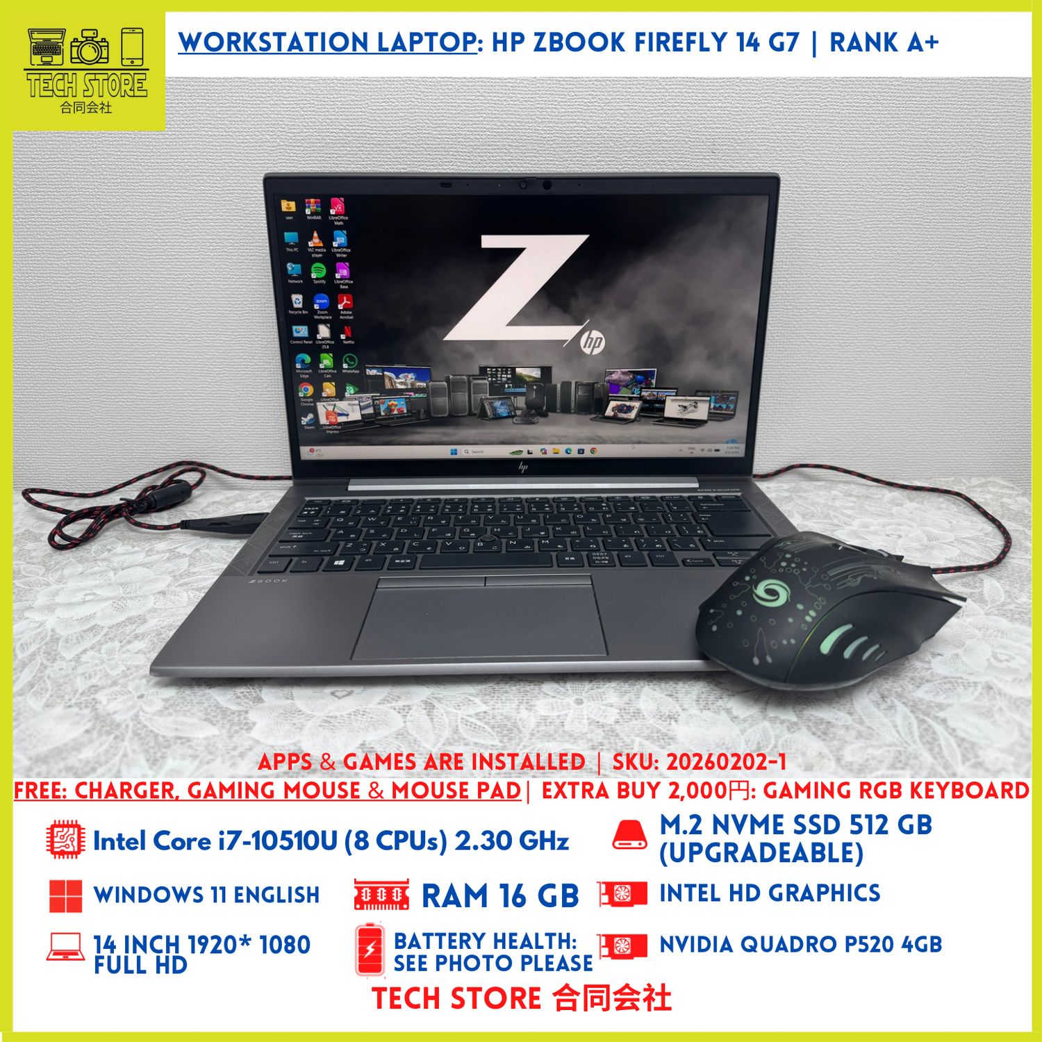HP ZBook Firefly 14 G7 Mobile Workstation