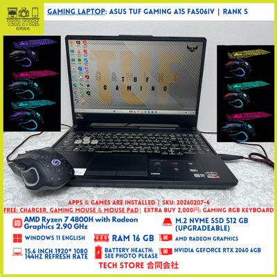 ASUS TUF Gaming A15 FA506IV R7 RTX 2060