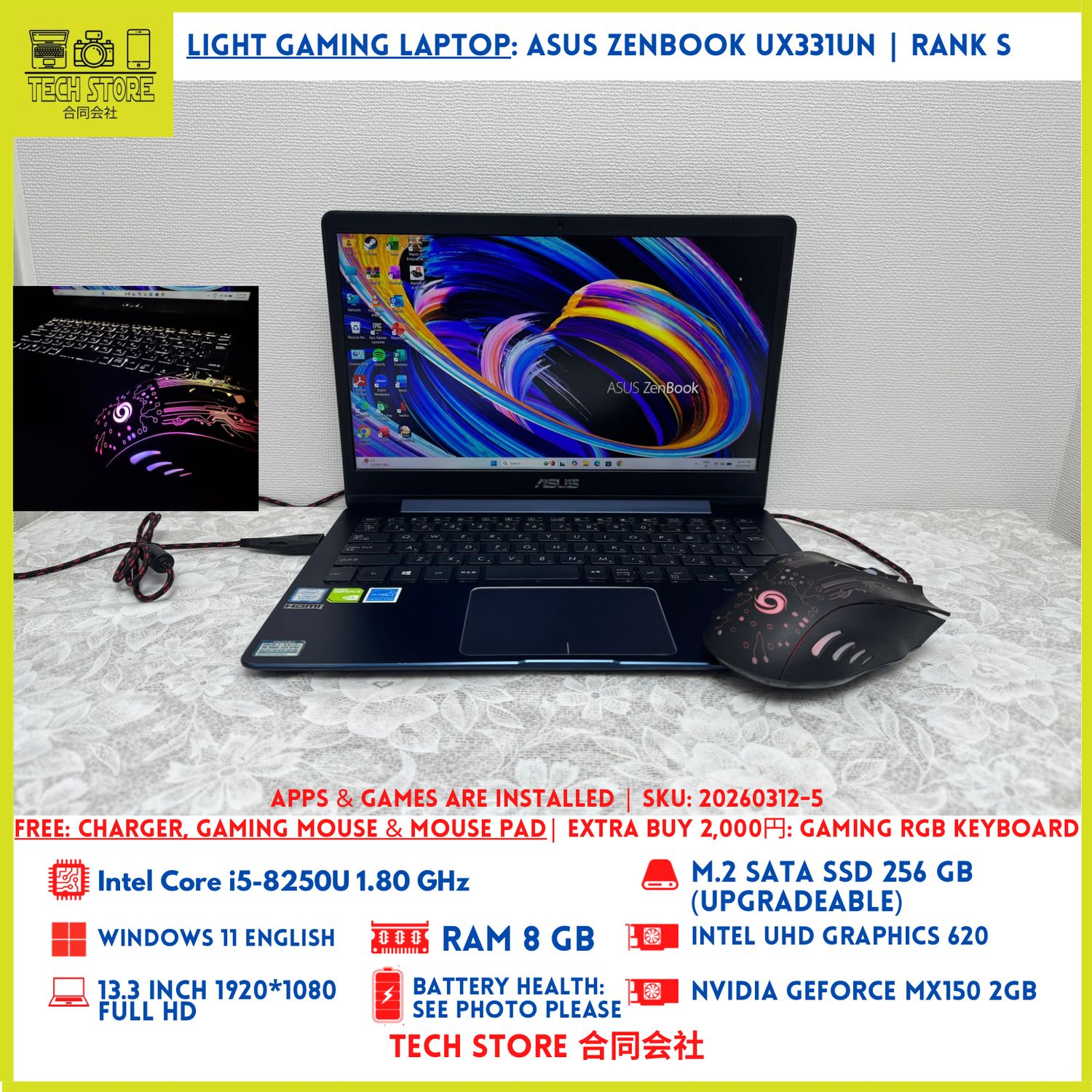 ASUS ZenBook 13 UX331UN i5