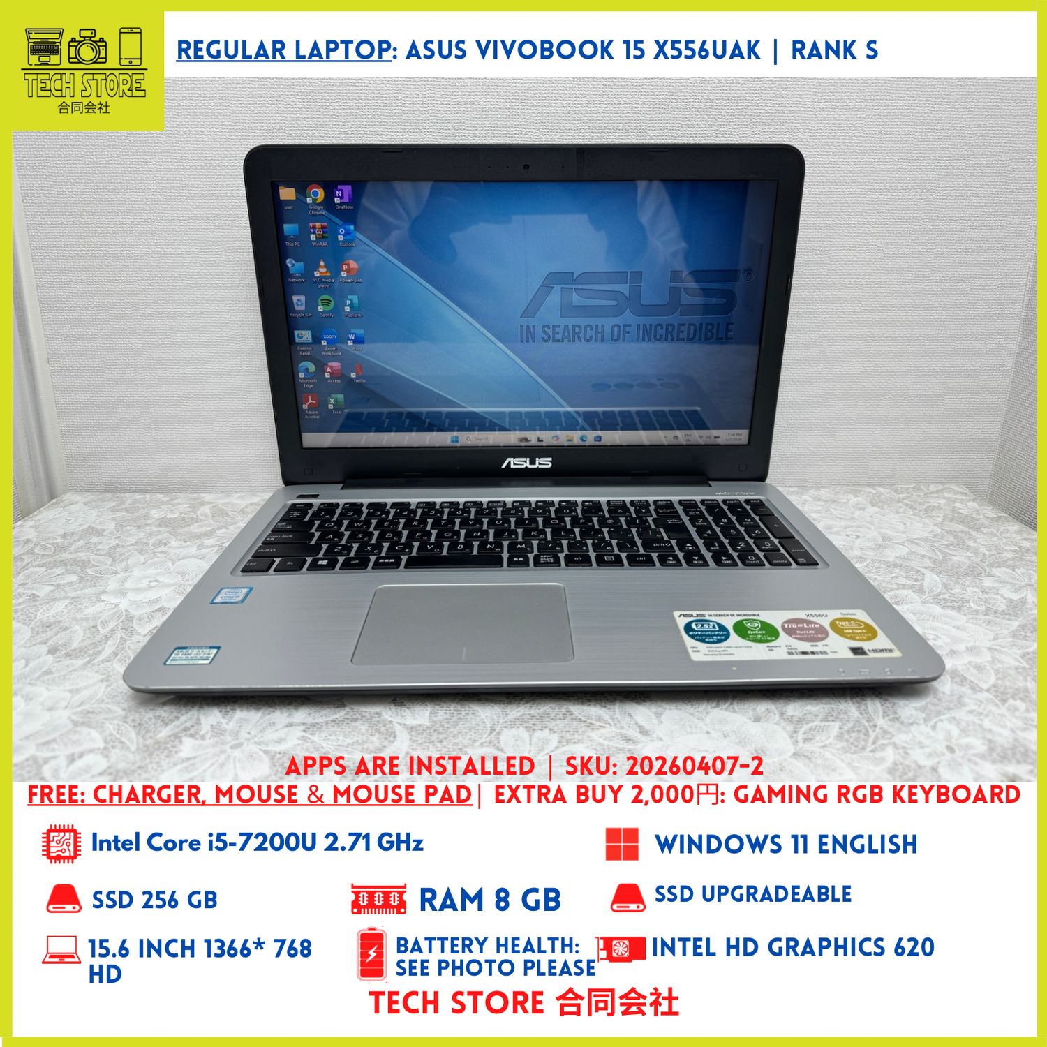 ASUS VivoBook 15 X556UAK