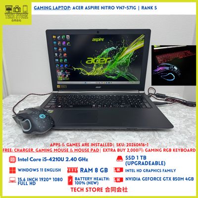 Acer Aspire Nitro VN7-571G SSD 1TB