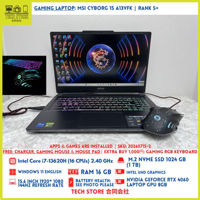 MSI Cyborg 15 A13VFK MSI Cyborg 15 A13VFK