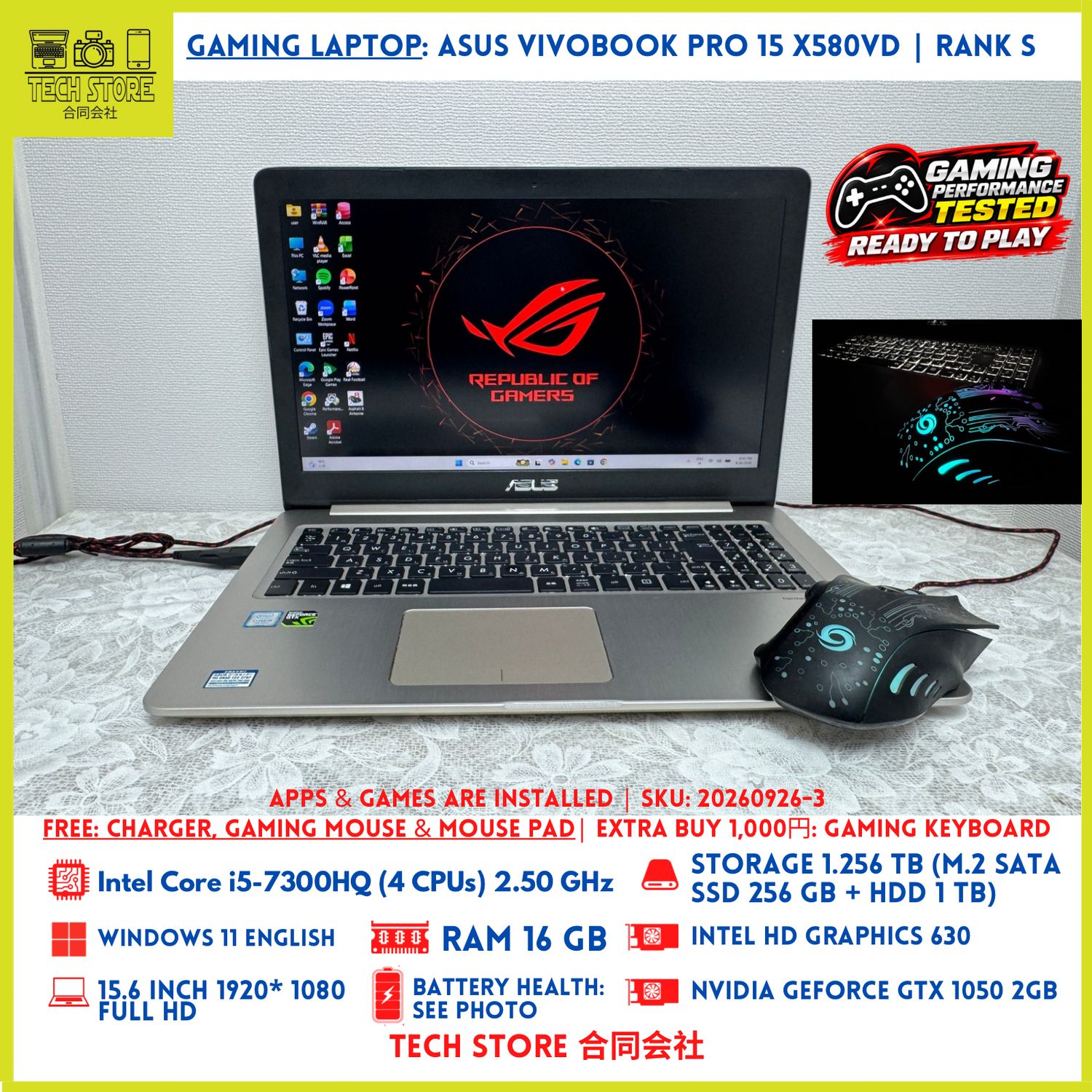 ASUS VivoBook Pro 15 X580VD