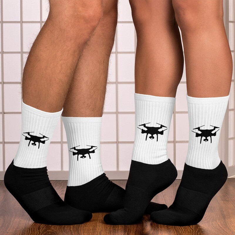 Black Foot Drone Socks