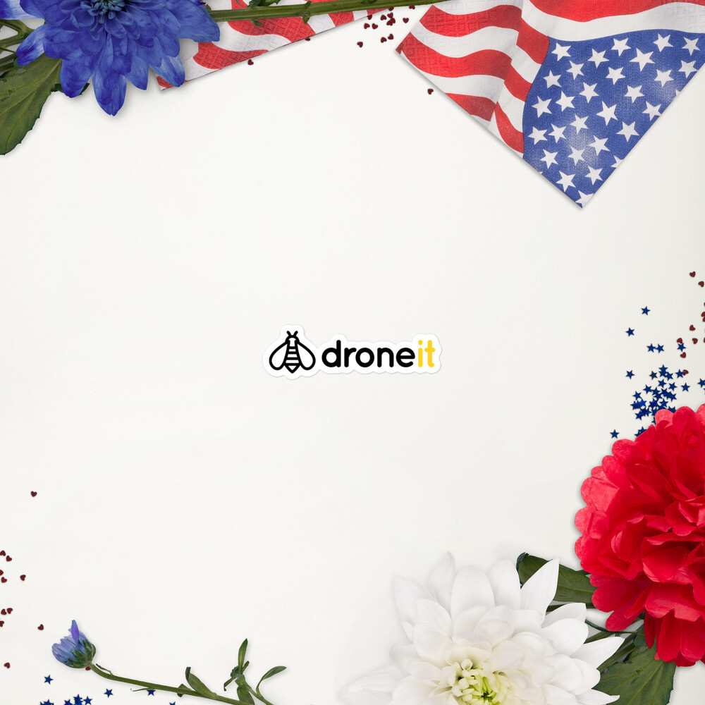 Droneit Bubble-free stickers, Size: 3x3