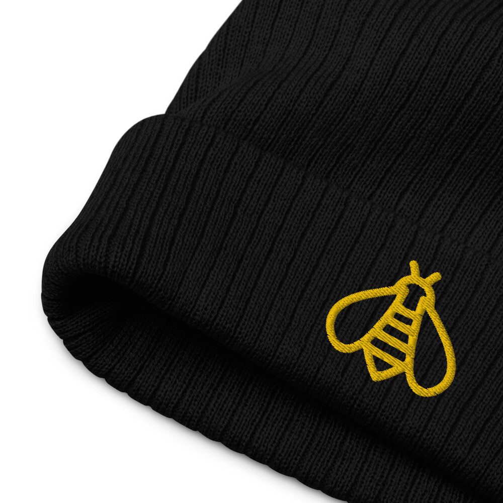 Droneit Recycled Cuffed Beanie, Color: Black