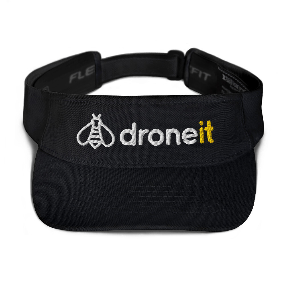 Droneit Visor | Flexfit, Color: Black