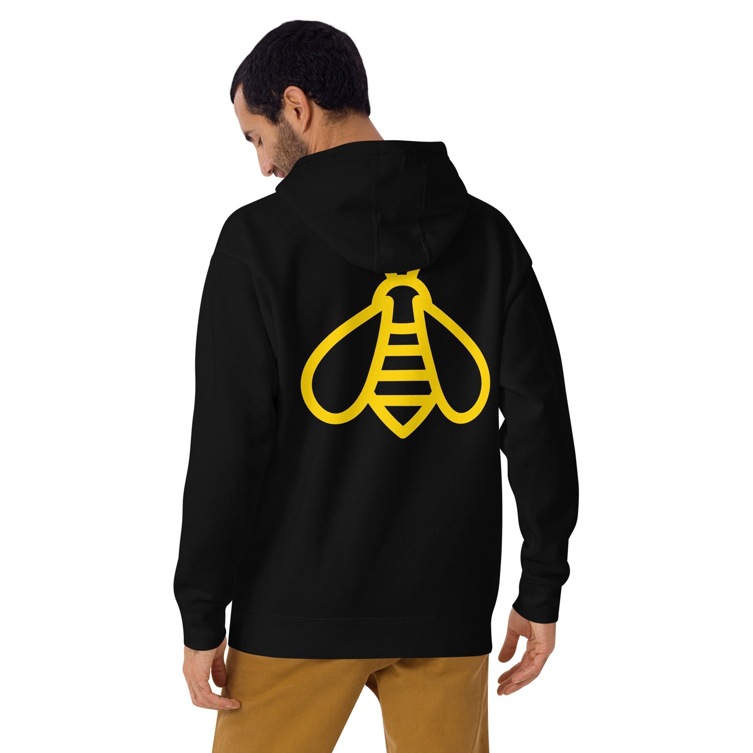 Droneit Premium Unisex Hoodie, Color: Black, Size: S
