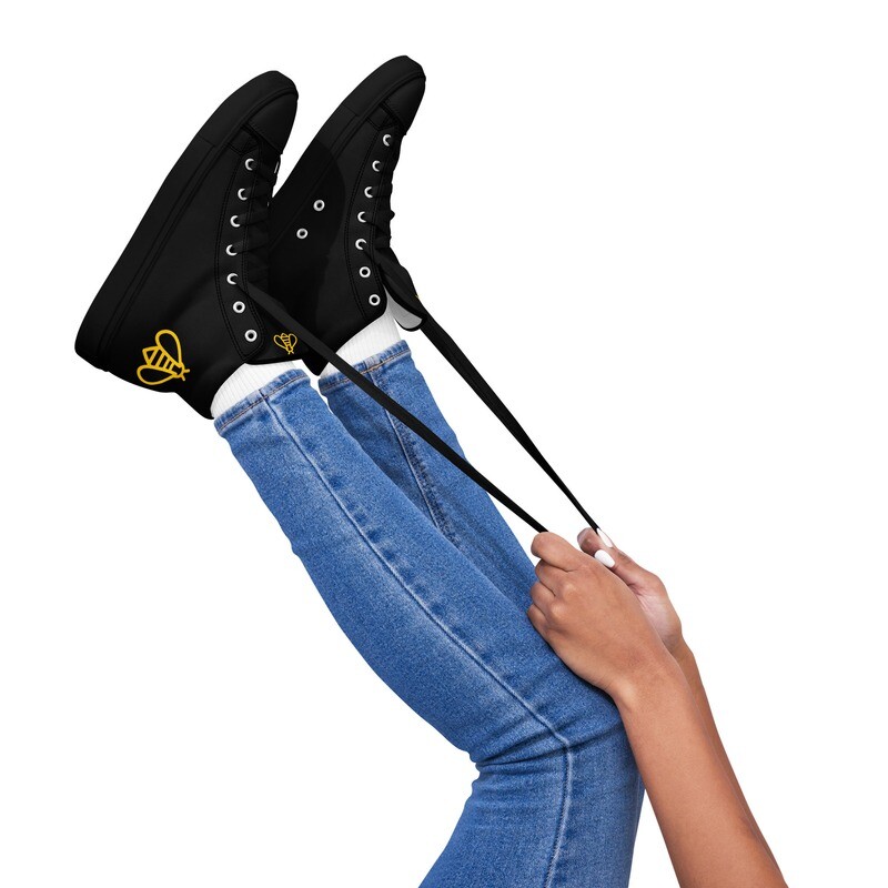 Droneit women’s high top canvas shoes