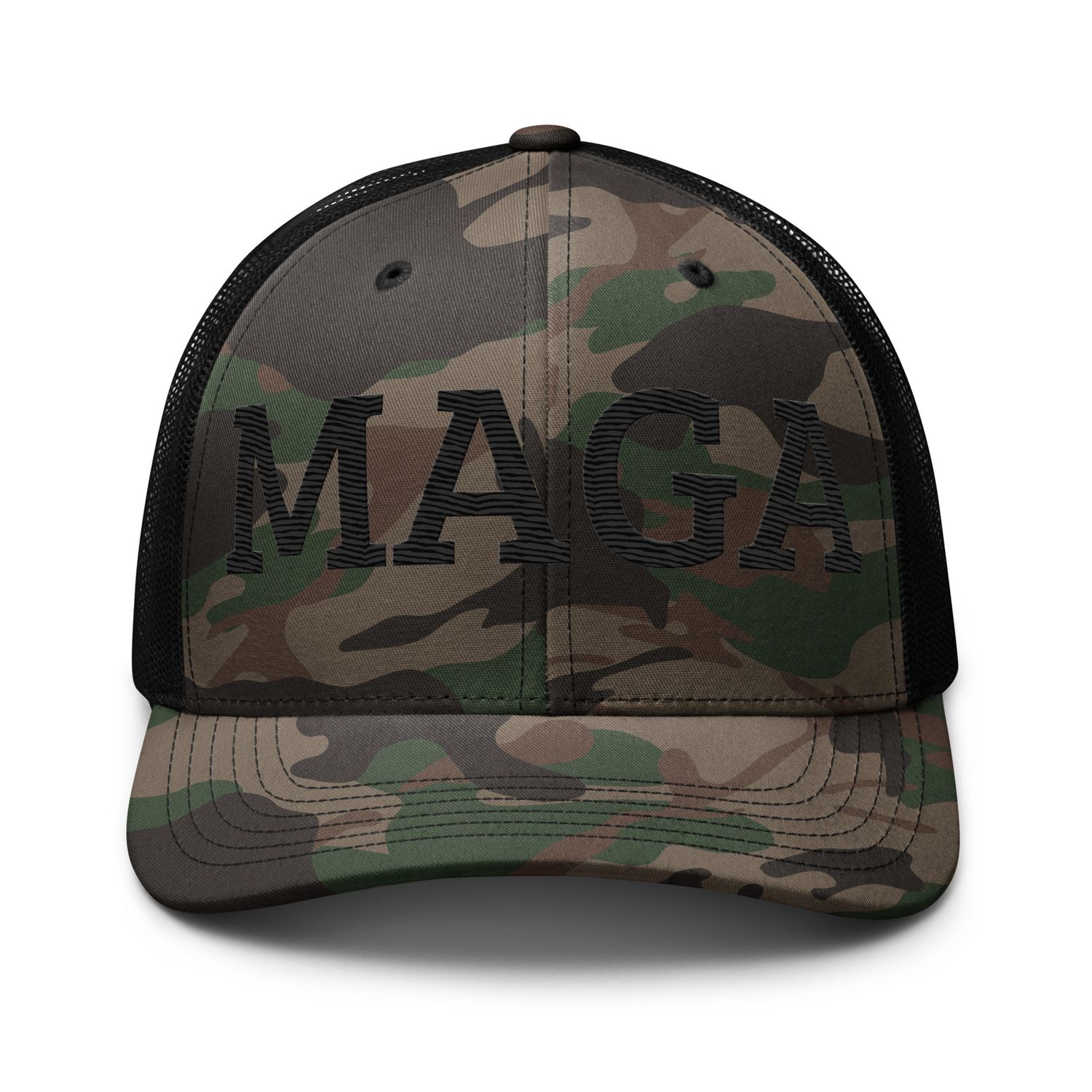 Camouflage trucker hat