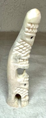 Inuit Tupilak Spirit Kraft Figur - Angstfresser