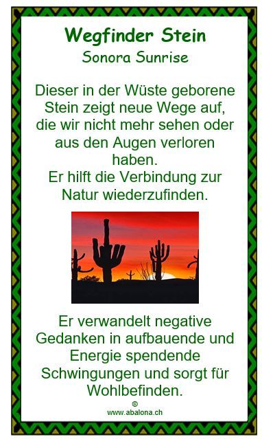 Wegfinder Stein -Rarität!
