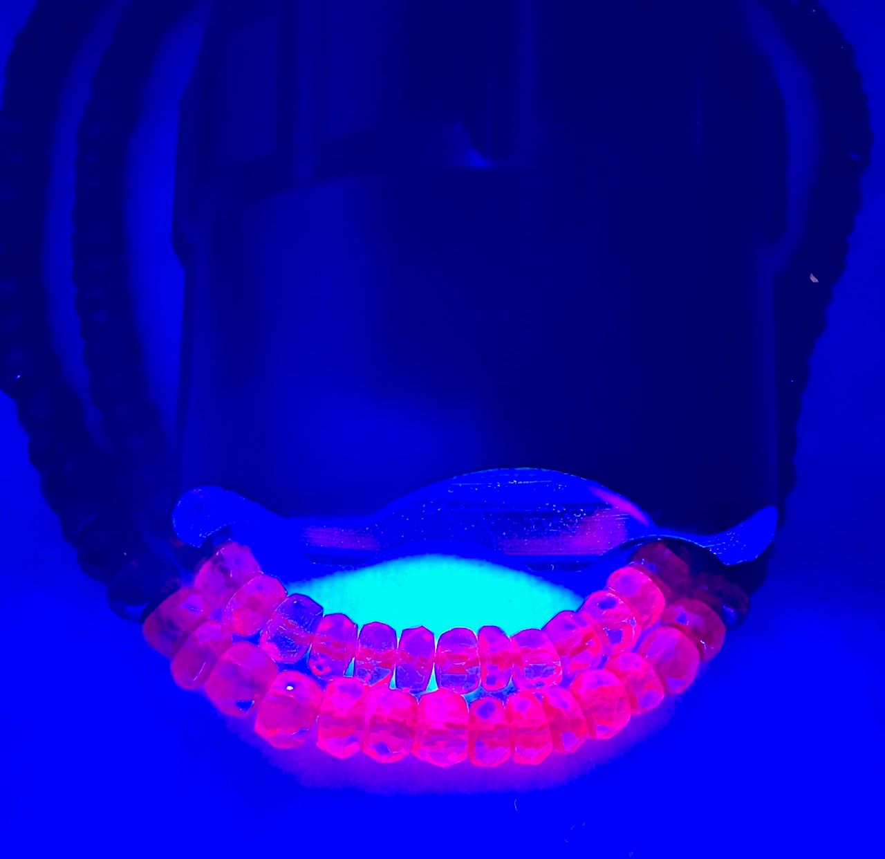 Andara «Kristall» Rote Kette UV aktiv!