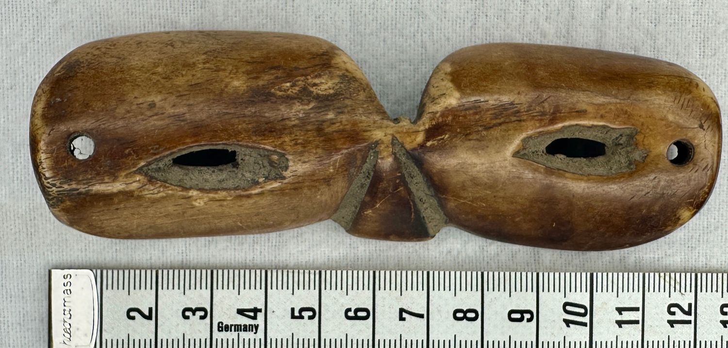 Alte Original Inuit Schnee Brille