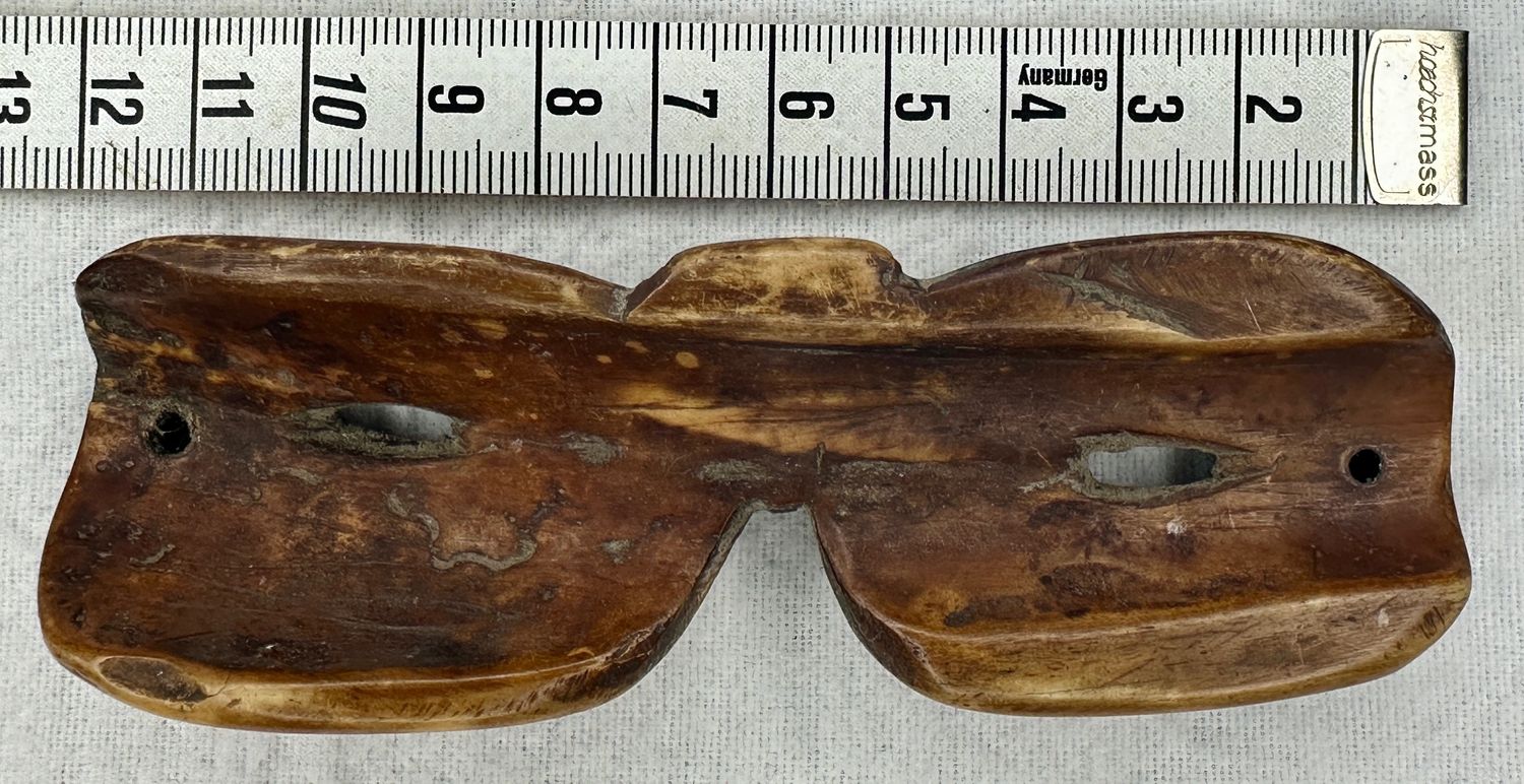 Alte Original Inuit Schnee Brille