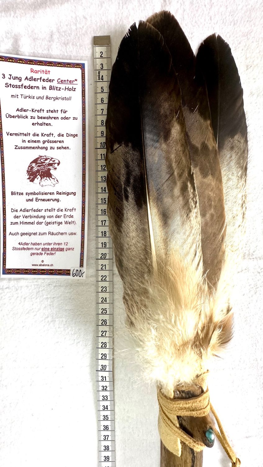 Echter Adlerfeder -Fächer -Rarität und Einzelstück!