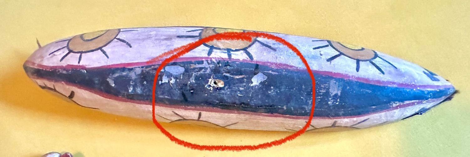 Hopi Kachina Cotton Root Wood Boot