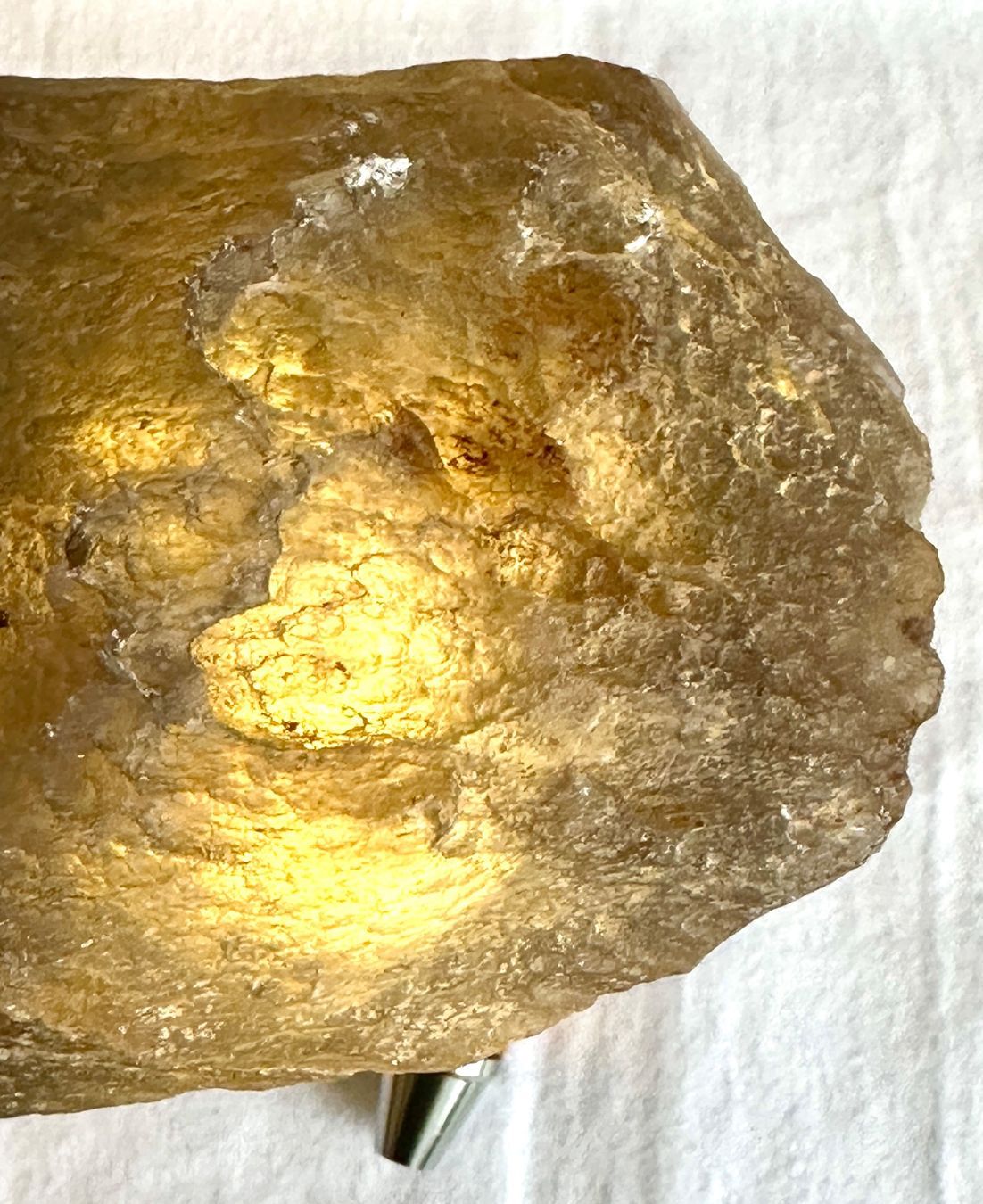 XXL Tektit Wüstenglas Gold Tektit - Rarität!