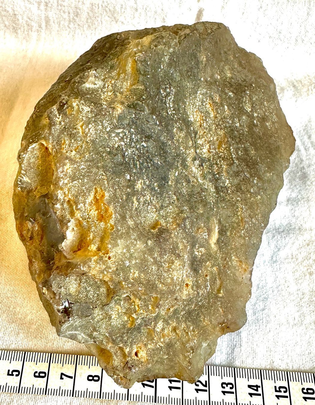 XXL Tektit Wüstenglas Gold Tektit - Rarität!