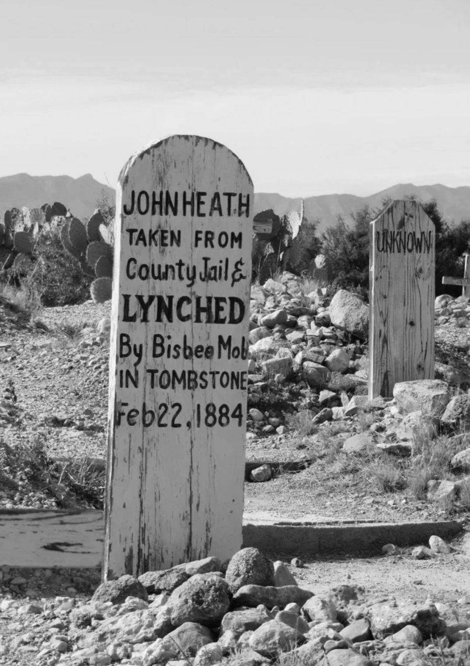 Original 1894 - Arizona Tombstone Grabstein - Rarität!