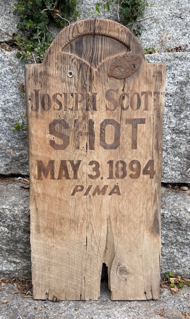 Original 1894 - Arizona Tombstone Grabstein - Rarität!