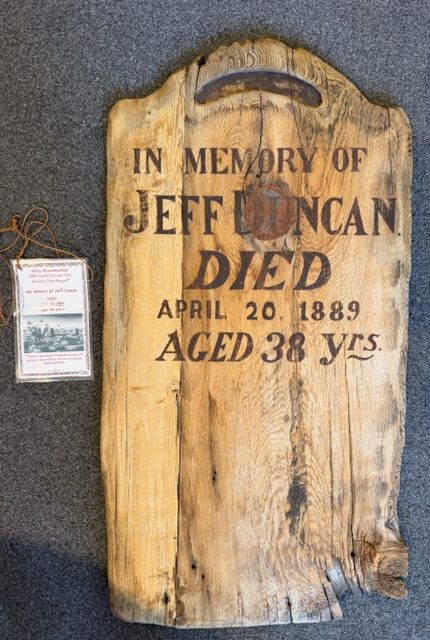 Original 1894 - Arizona Tombstone Grabstein - Rarität!