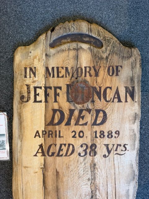Original 1894 - Arizona Tombstone Grabstein - Rarität!