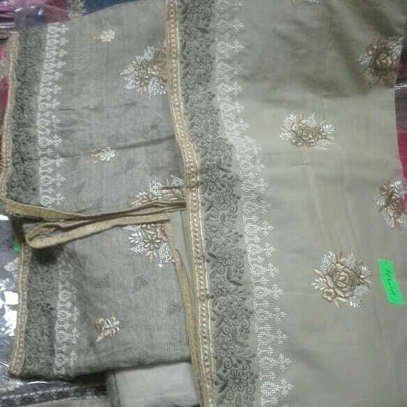 Embroidery cotton salwar #1