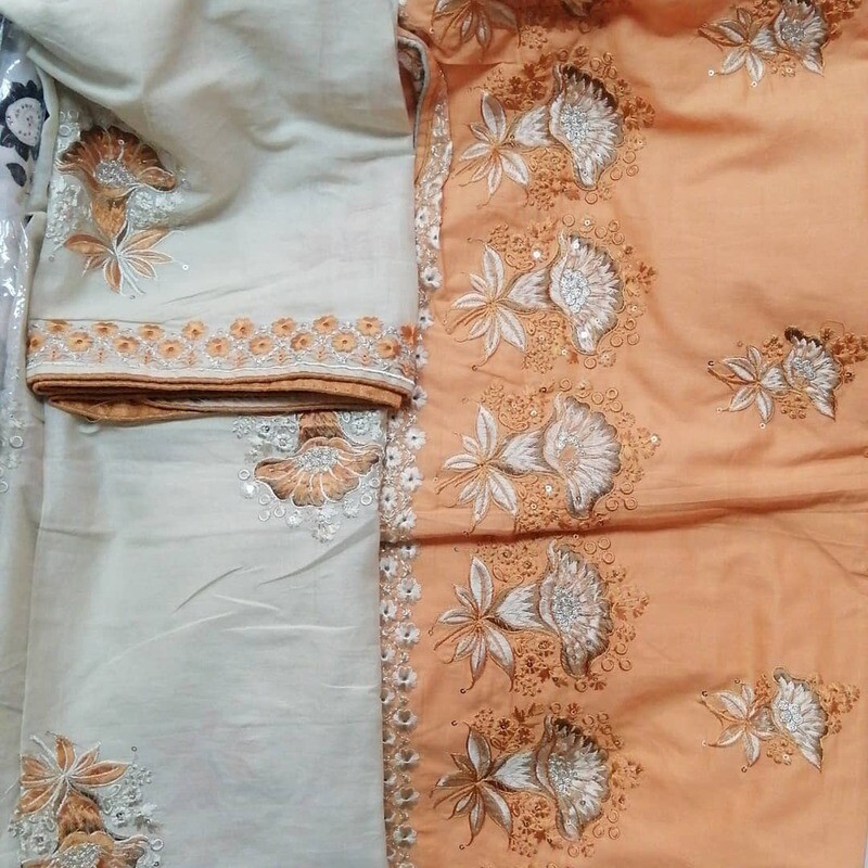 Cotton embroidery salwar #2