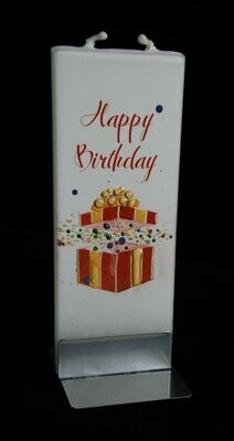 Flatyz Candle Happy Birthday With Present