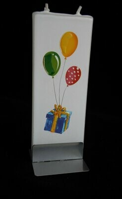Flatyz Candle Happy Birthday With Balloons