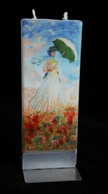 Flatyz Candle Claude Monet Woman with a Parasol