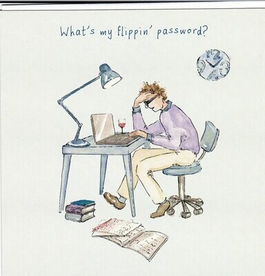 What's My Flippin' Password? - Artbeat (Single Card)
