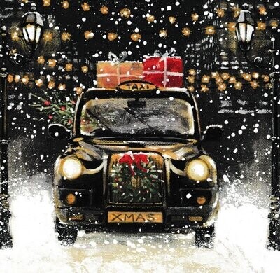 Christmas Taxi (Pack of 6) - Artbeat