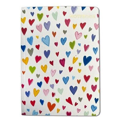 Notebook A6 - Hearts