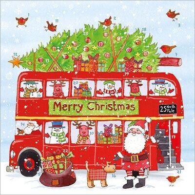 Christmas Bus Advent Calendar