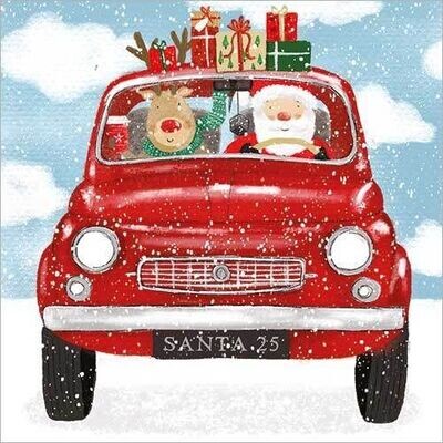 Santa's Red Car