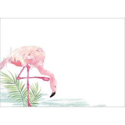Pink Flamingo (Pack of 10 Notecards)
