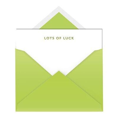 LOTS OF LUCK (Pack of 10 Notecards)