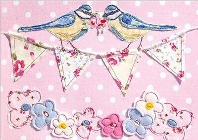 Blue Tits and Bunting