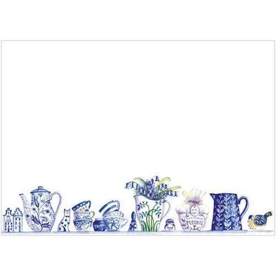 Blue and White China (Pack of 10 Notecards)