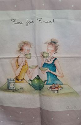 Tea Towel - Tea For Two