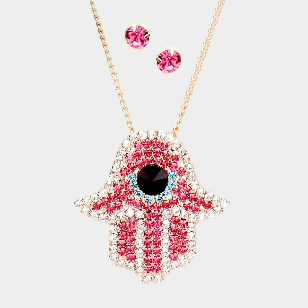 The Crystal Hamsa Set