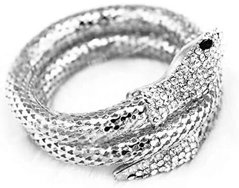 Sondra Silver Snake Bracelet