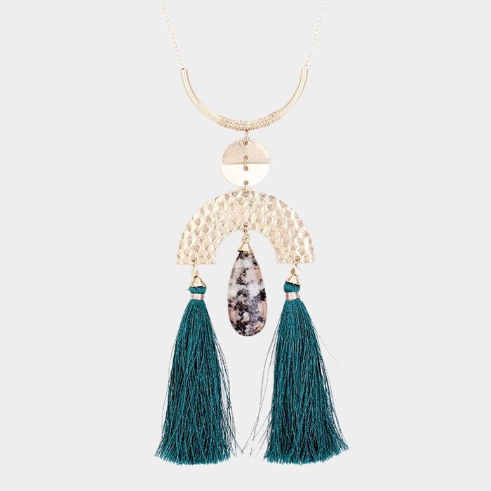 Mariah Tassel Long Necklace