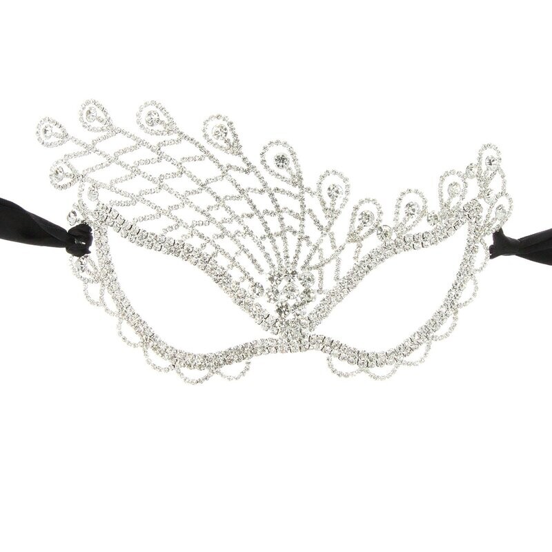 Viola Bling Masquerade Mask