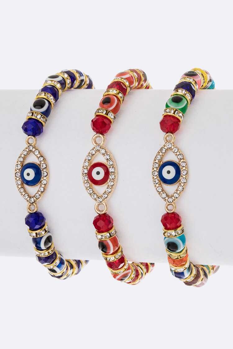 Amani Evil Eye Stretch Bracelet