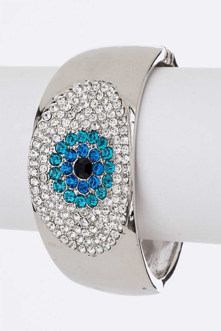 Shakira Crystal Evil Eye Iconic Bangle
