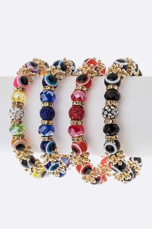 The Aziza Evil Eye Bracelet The Aziza Evil Eye Bracelet