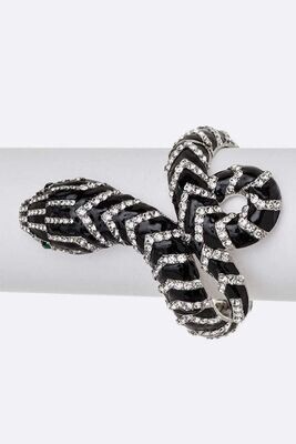 Moraine Crystal Serpent Bracelet